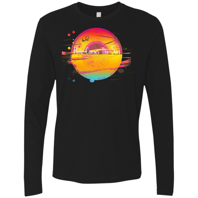 T-Shirts Black / S Here Comes The Sun (2) Men's Premium Long Sleeve