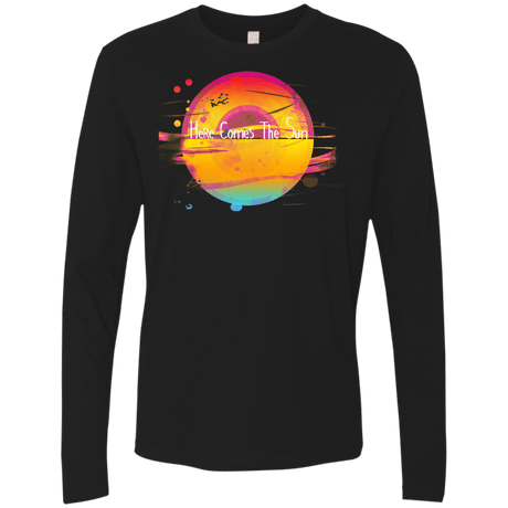 T-Shirts Black / S Here Comes The Sun (2) Men's Premium Long Sleeve