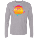 T-Shirts Heather Grey / S Here Comes The Sun (2) Men's Premium Long Sleeve