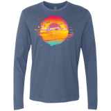 T-Shirts Indigo / S Here Comes The Sun (2) Men's Premium Long Sleeve