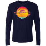 T-Shirts Midnight Navy / S Here Comes The Sun (2) Men's Premium Long Sleeve