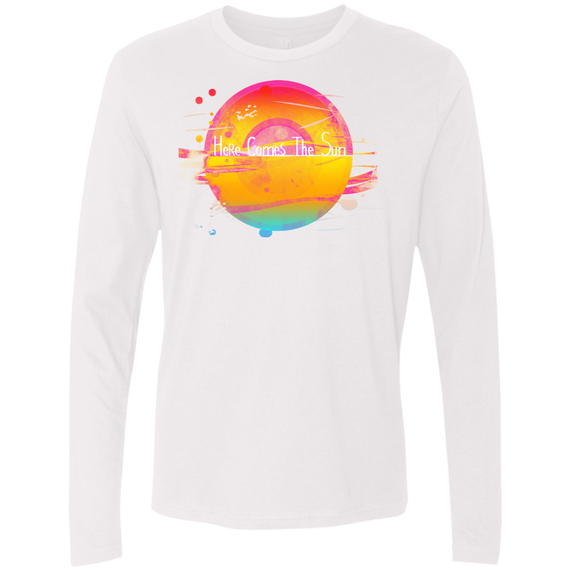 T-Shirts White / S Here Comes The Sun (2) Men's Premium Long Sleeve