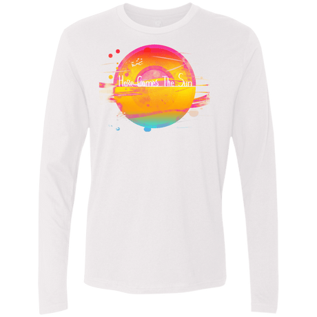 T-Shirts White / S Here Comes The Sun (2) Men's Premium Long Sleeve