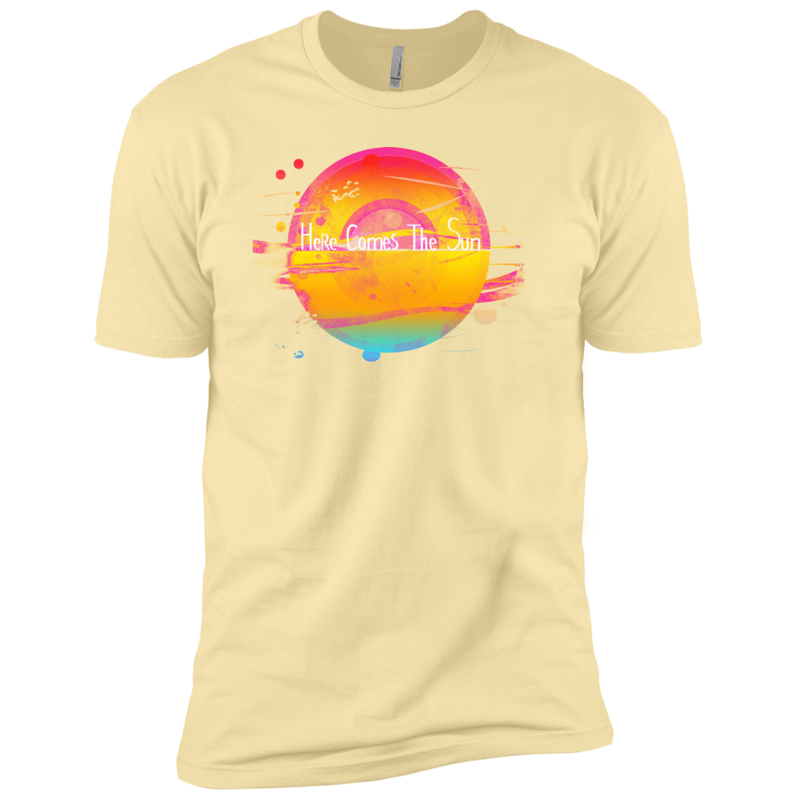 T-Shirts Banana Cream / X-Small Here Comes The Sun (2) Men's Premium T-Shirt