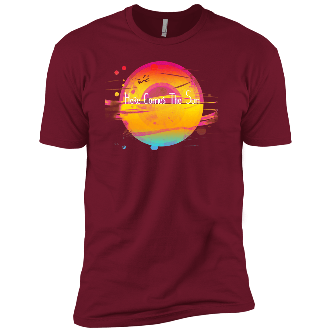 T-Shirts Cardinal / X-Small Here Comes The Sun (2) Men's Premium T-Shirt