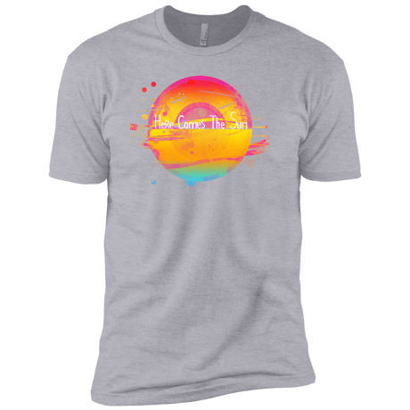 T-Shirts Heather Grey / X-Small Here Comes The Sun (2) Men's Premium T-Shirt