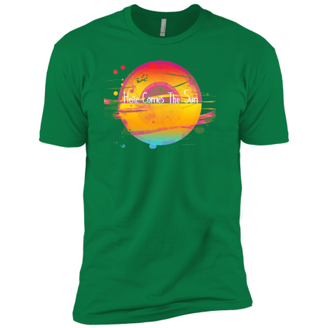 T-Shirts Kelly Green / X-Small Here Comes The Sun (2) Men's Premium T-Shirt