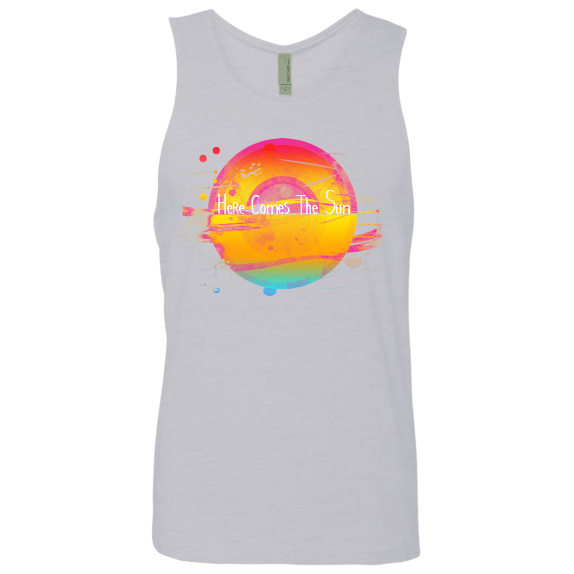 T-Shirts Heather Grey / S Here Comes The Sun (2) Men's Premium Tank Top