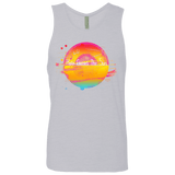 T-Shirts Heather Grey / S Here Comes The Sun (2) Men's Premium Tank Top