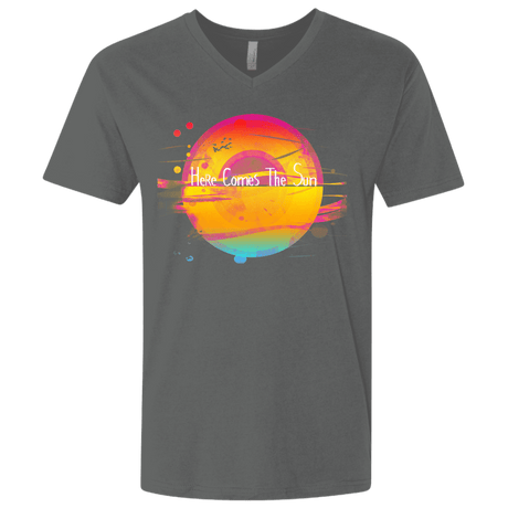 T-Shirts Heavy Metal / X-Small Here Comes The Sun (2) Men's Premium V-Neck