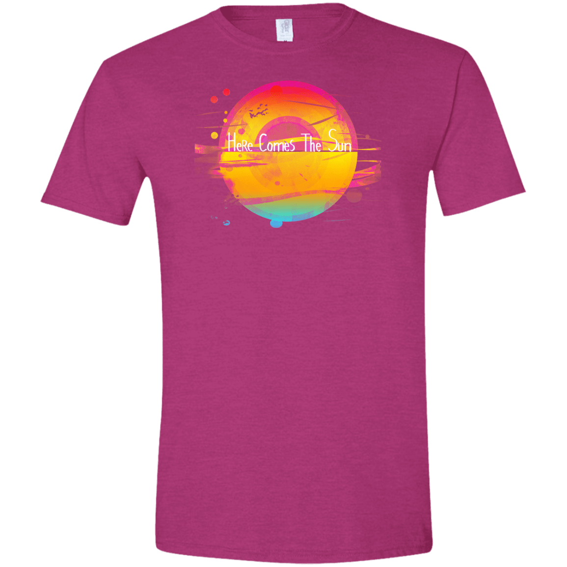 T-Shirts Antique Heliconia / S Here Comes The Sun (2) Men's Semi-Fitted Softstyle