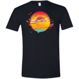 T-Shirts Black / X-Small Here Comes The Sun (2) Men's Semi-Fitted Softstyle