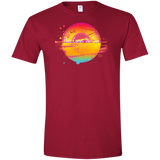 T-Shirts Cardinal Red / S Here Comes The Sun (2) Men's Semi-Fitted Softstyle