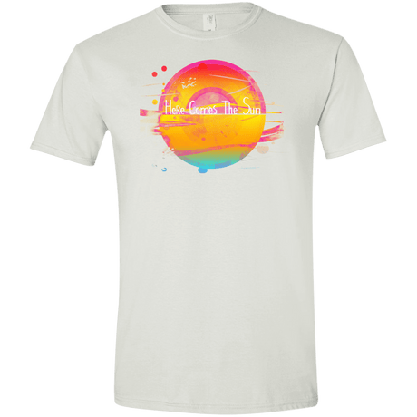 T-Shirts White / X-Small Here Comes The Sun (2) Men's Semi-Fitted Softstyle