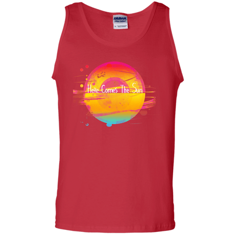 T-Shirts Red / S Here Comes The Sun (2) Men's Tank Top