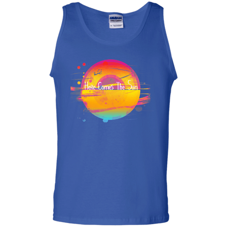 T-Shirts Royal / S Here Comes The Sun (2) Men's Tank Top