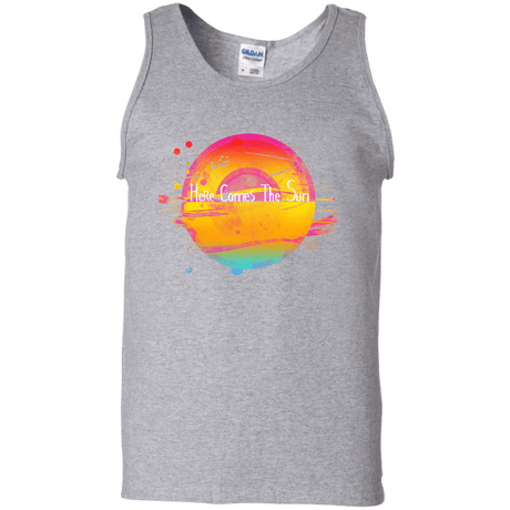 T-Shirts Sport Grey / S Here Comes The Sun (2) Men's Tank Top