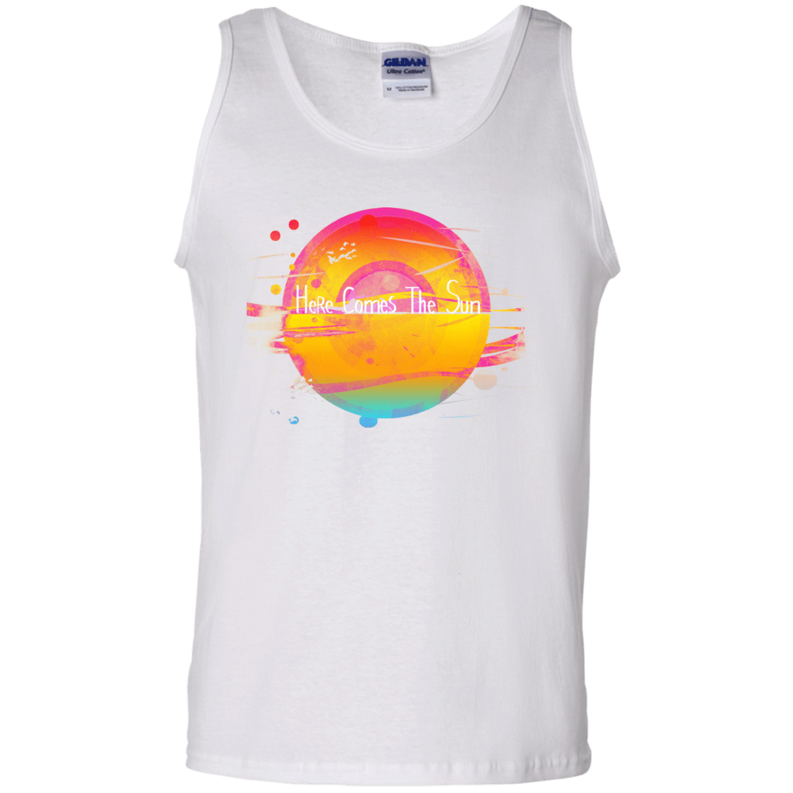 T-Shirts White / S Here Comes The Sun (2) Men's Tank Top