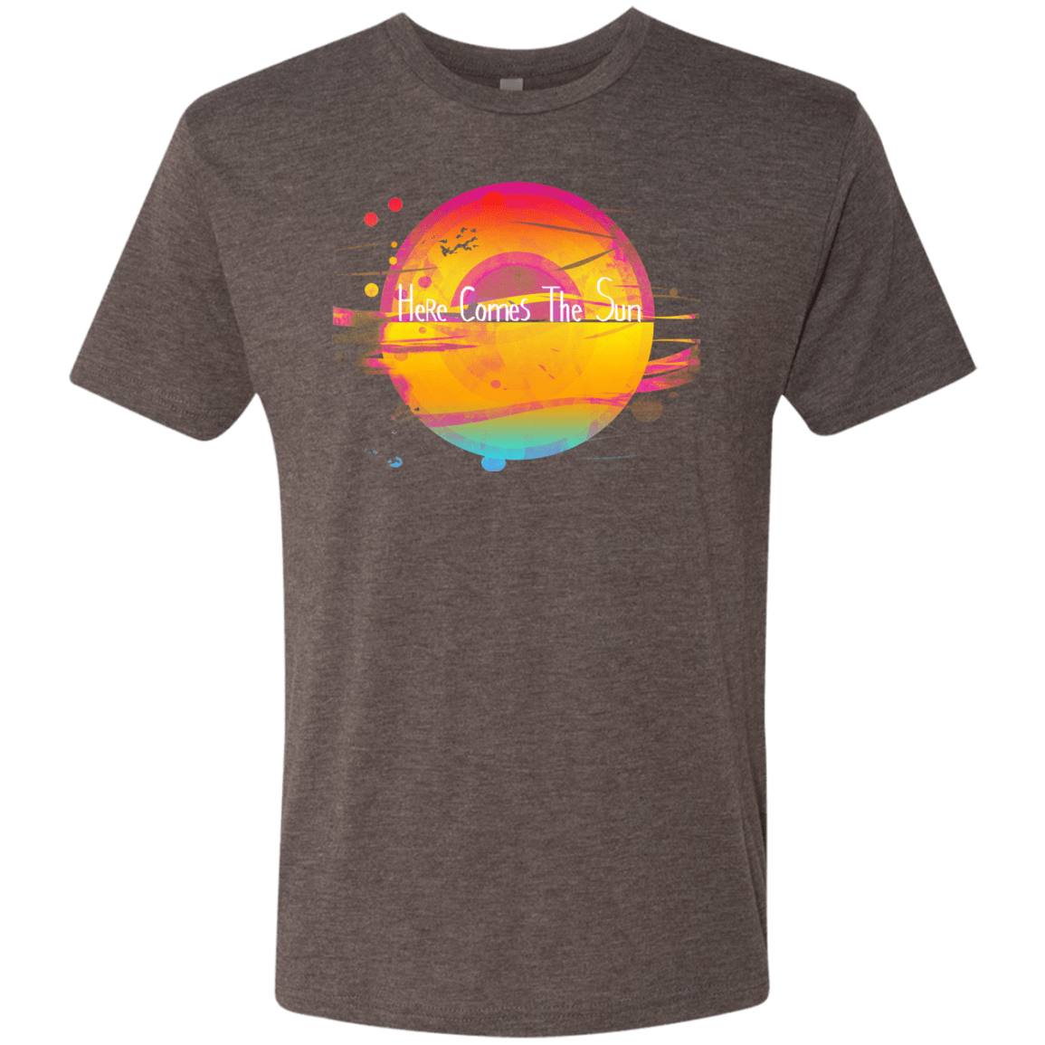 T-Shirts Macchiato / S Here Comes The Sun (2) Men's Triblend T-Shirt