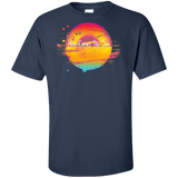 T-Shirts Navy / XLT Here Comes The Sun (2) Tall T-Shirt