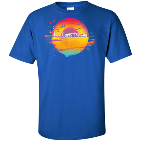 T-Shirts Royal / XLT Here Comes The Sun (2) Tall T-Shirt