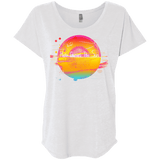 T-Shirts Heather White / X-Small Here Comes The Sun (2) Triblend Dolman Sleeve