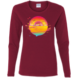 T-Shirts Cardinal / S Here Comes The Sun (2) Women's Long Sleeve T-Shirt