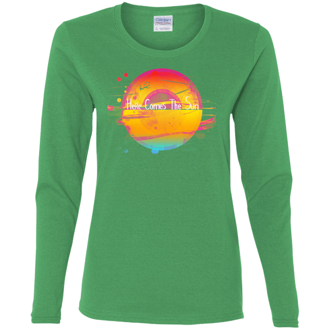 T-Shirts Irish Green / S Here Comes The Sun (2) Women's Long Sleeve T-Shirt
