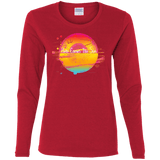 T-Shirts Red / S Here Comes The Sun (2) Women's Long Sleeve T-Shirt