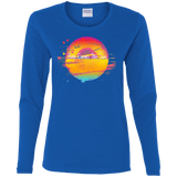 T-Shirts Royal / S Here Comes The Sun (2) Women's Long Sleeve T-Shirt