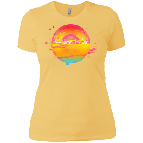 T-Shirts Banana Cream/ / X-Small Here Comes The Sun (2) Women's Premium T-Shirt