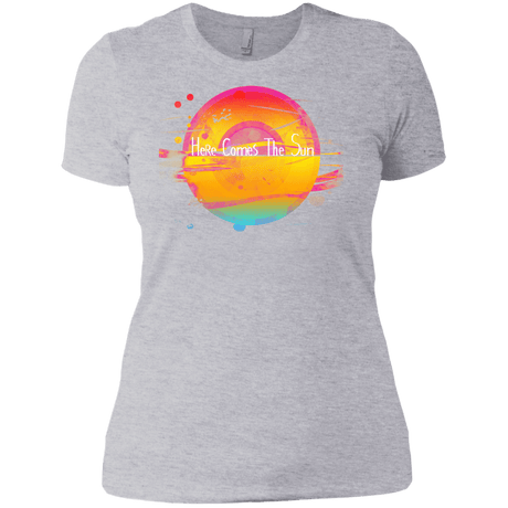 T-Shirts Heather Grey / X-Small Here Comes The Sun (2) Women's Premium T-Shirt