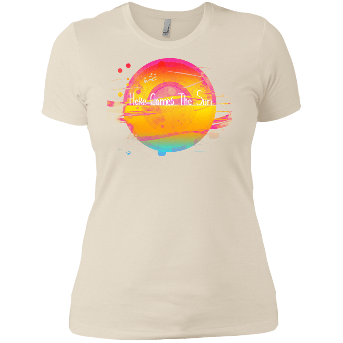 T-Shirts Ivory/ / X-Small Here Comes The Sun (2) Women's Premium T-Shirt