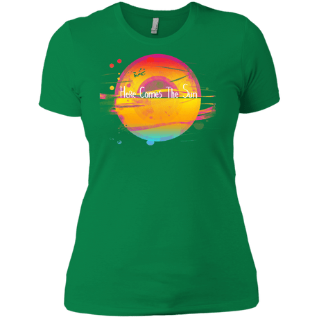 T-Shirts Kelly Green / X-Small Here Comes The Sun (2) Women's Premium T-Shirt