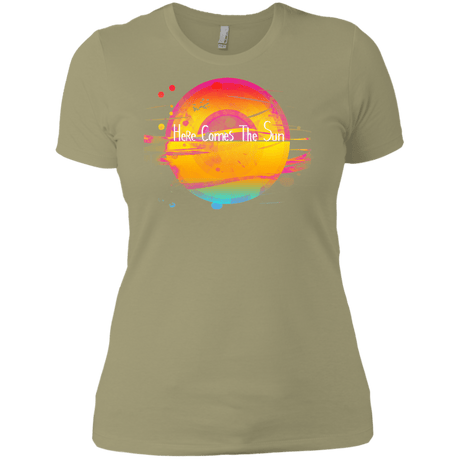 T-Shirts Light Olive / X-Small Here Comes The Sun (2) Women's Premium T-Shirt