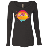 T-Shirts Vintage Black / S Here Comes The Sun (2) Women's Triblend Long Sleeve Shirt