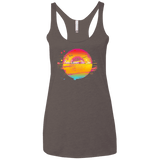T-Shirts Macchiato / X-Small Here Comes The Sun (2) Women's Triblend Racerback Tank