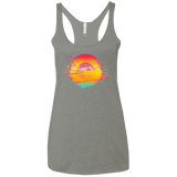 T-Shirts Venetian Grey / X-Small Here Comes The Sun (2) Women's Triblend Racerback Tank