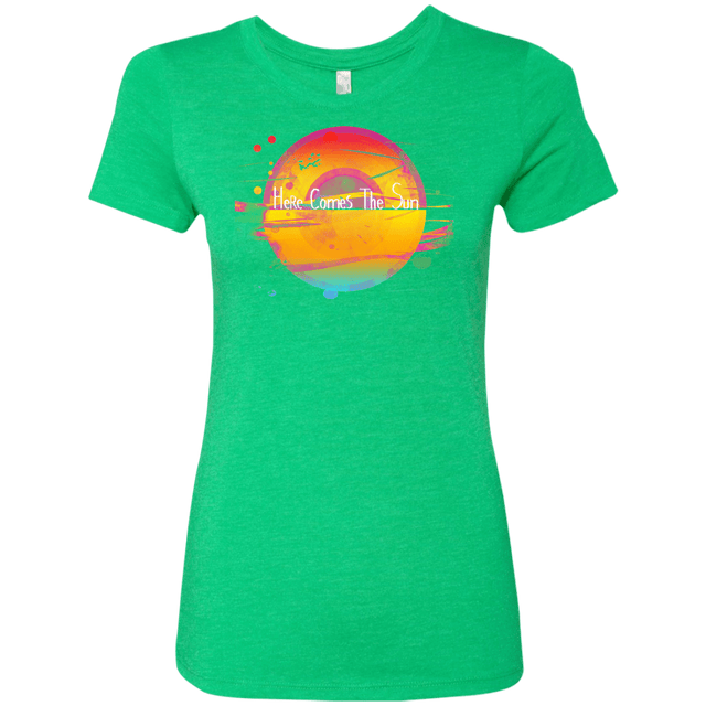 T-Shirts Envy / S Here Comes The Sun (2) Women's Triblend T-Shirt