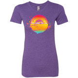 T-Shirts Purple Rush / S Here Comes The Sun (2) Women's Triblend T-Shirt