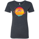 T-Shirts Vintage Navy / S Here Comes The Sun (2) Women's Triblend T-Shirt