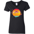 T-Shirts Black / S Here Comes The Sun (2) Women's V-Neck T-Shirt
