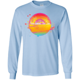 T-Shirts Light Blue / YS Here Comes The Sun (2) Youth Long Sleeve T-Shirt