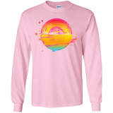 T-Shirts Light Pink / YS Here Comes The Sun (2) Youth Long Sleeve T-Shirt