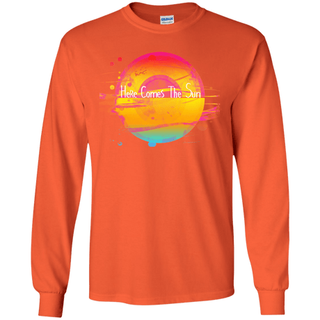 T-Shirts Orange / YS Here Comes The Sun (2) Youth Long Sleeve T-Shirt