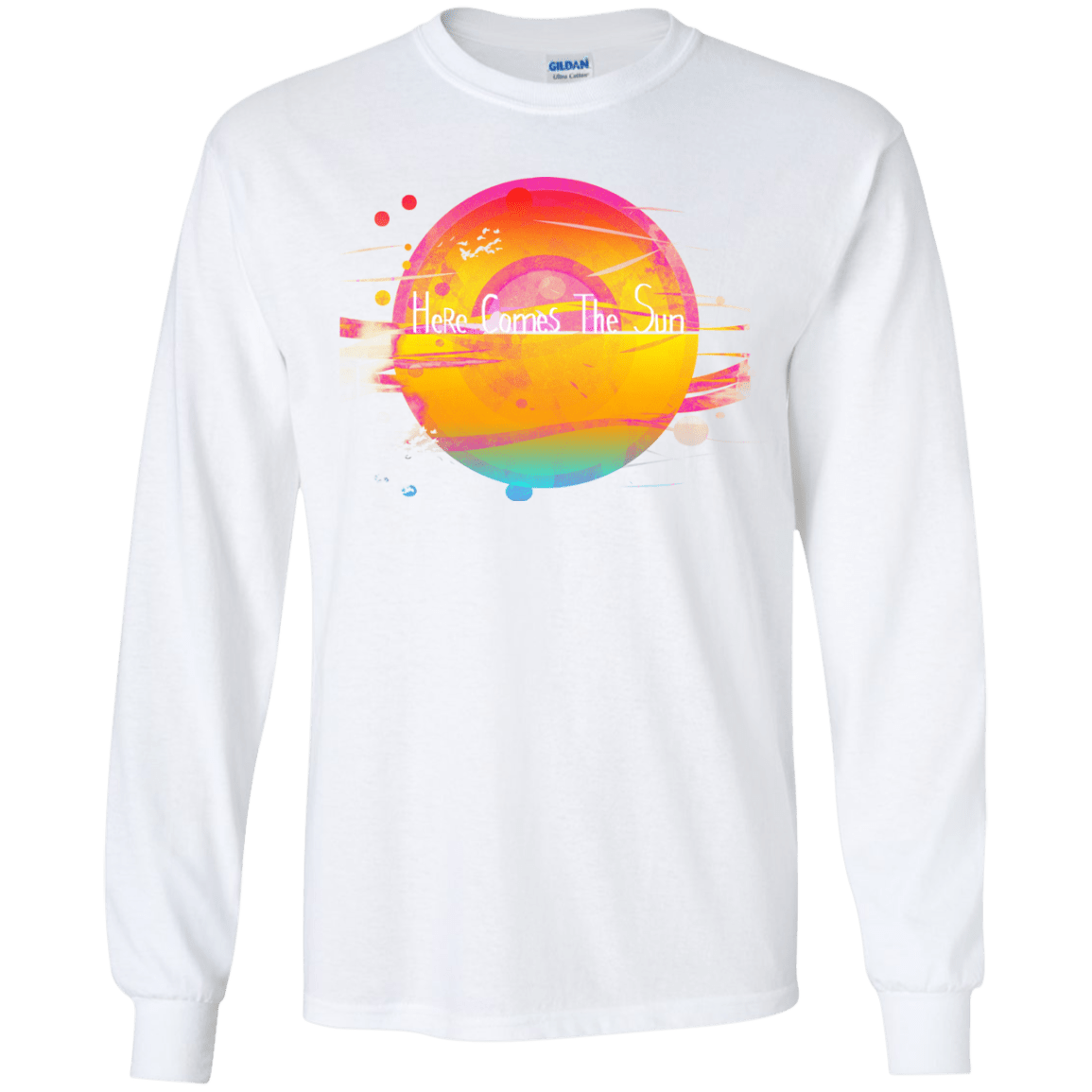 T-Shirts White / YS Here Comes The Sun (2) Youth Long Sleeve T-Shirt