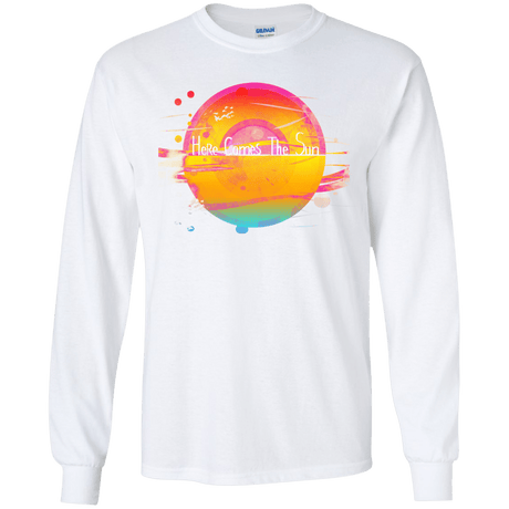 T-Shirts White / YS Here Comes The Sun (2) Youth Long Sleeve T-Shirt