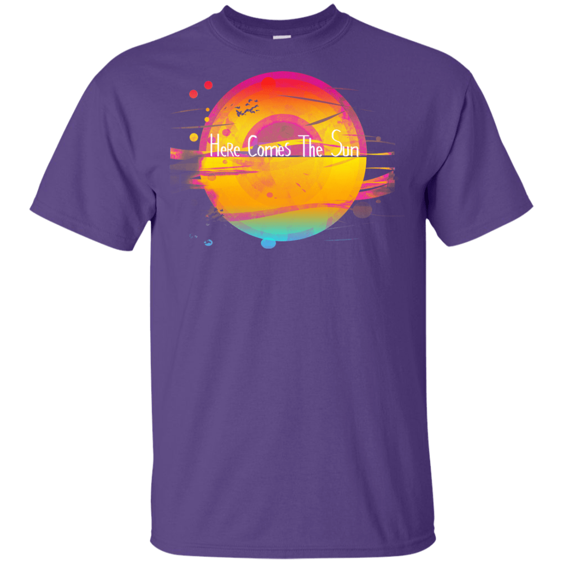 T-Shirts Purple / YXS Here Comes The Sun (2) Youth T-Shirt