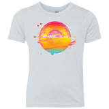 T-Shirts Heather White / YXS Here Comes The Sun (2) Youth Triblend T-Shirt