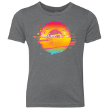 T-Shirts Premium Heather / YXS Here Comes The Sun (2) Youth Triblend T-Shirt
